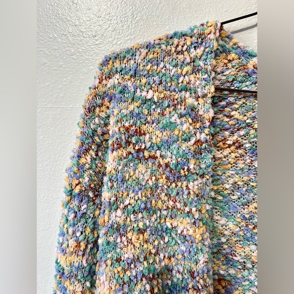 Jessica Simpson Confetti Chenille Cardigan Sweater - Small - Picture 3 of 7